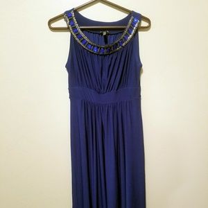Royal Blue Haani Knee Length Dress.